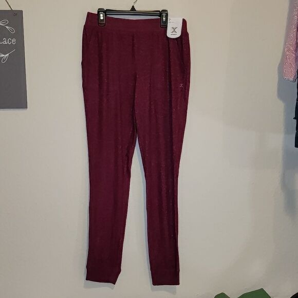 Xersion Uktra Soft Pants/Joggers for Women, Color Rose Wine - Picture 1 of 8